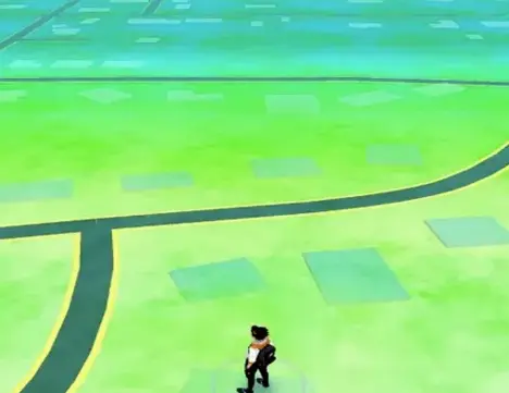 GPS Spoofing em Pokemon GO e Orna RPG: A Polêmica Que Nunca Sai do Mapa 4 Mapa vazio do Pokemon GO