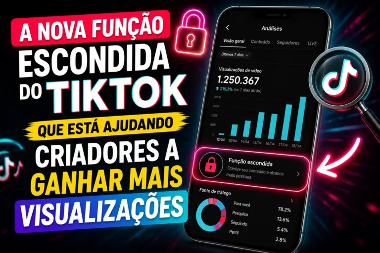 Nova função escondida do TikTok
